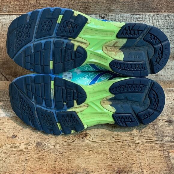 Asics Gel-Noosa Tri 9 Triathlon Running Shoes Electric Blue Mint SZ 7 - Picture 8 of 11